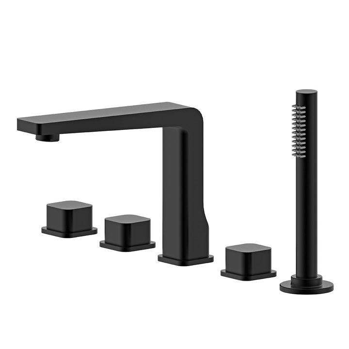 Pasha Deck Mount Tub Filler with Handheld Spray