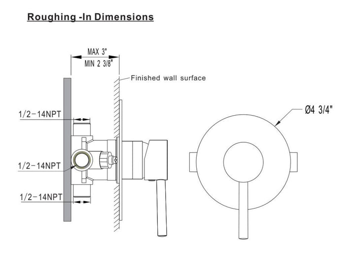 Envol Shower Valve