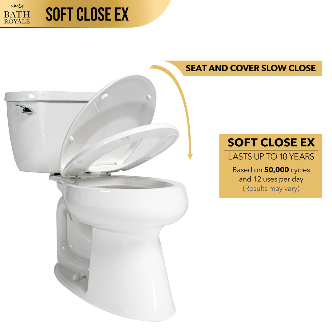 Kingsport Family Toilet Seat with Built-In Child Seat