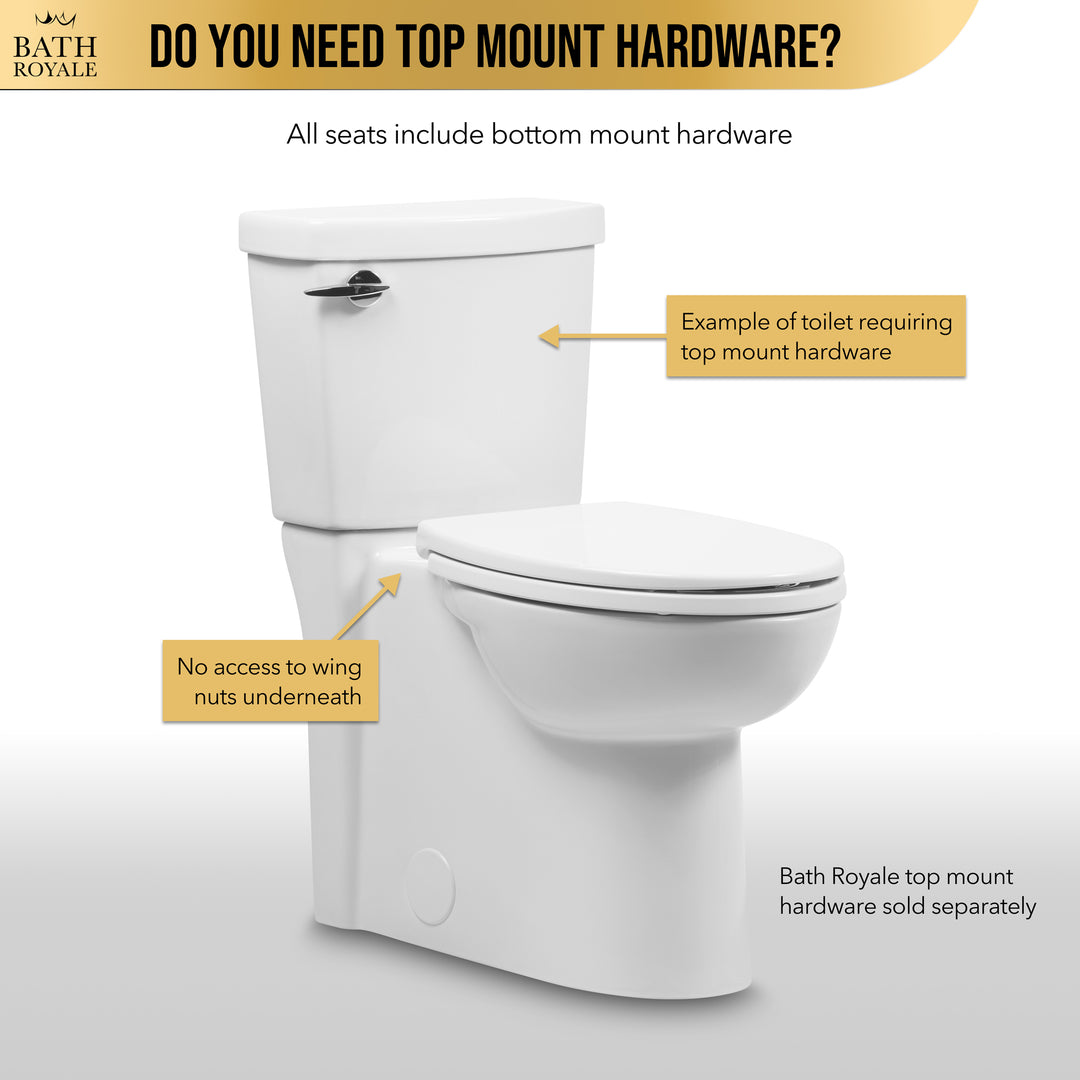 Kingsport Family Toilet Seat with Built-In Child Seat