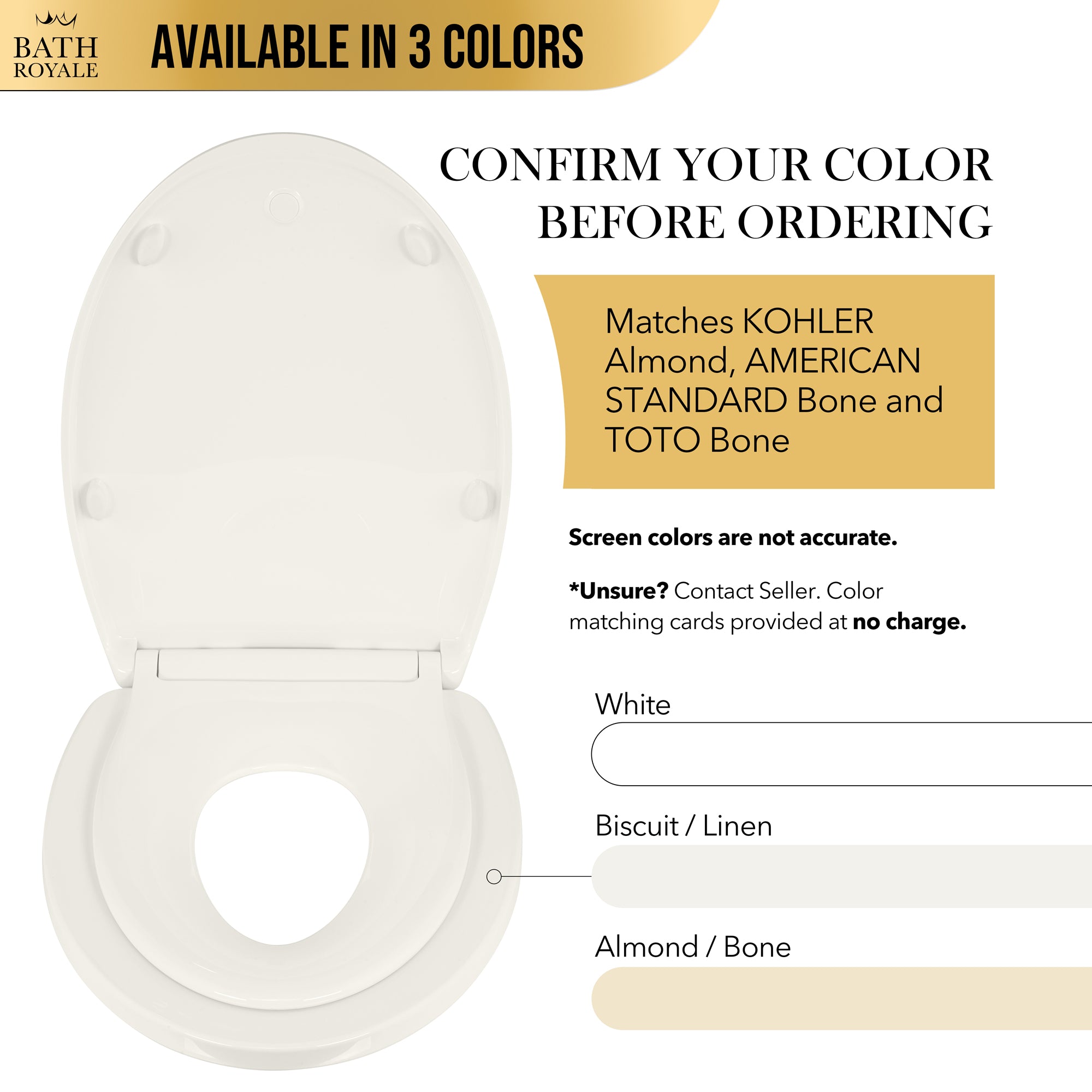 Kingsport Family Toilet Seat with Built-In Child Seat