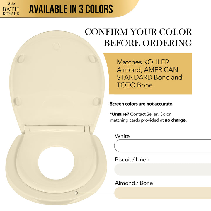 Kingsport Family Toilet Seat with Built-In Child Seat