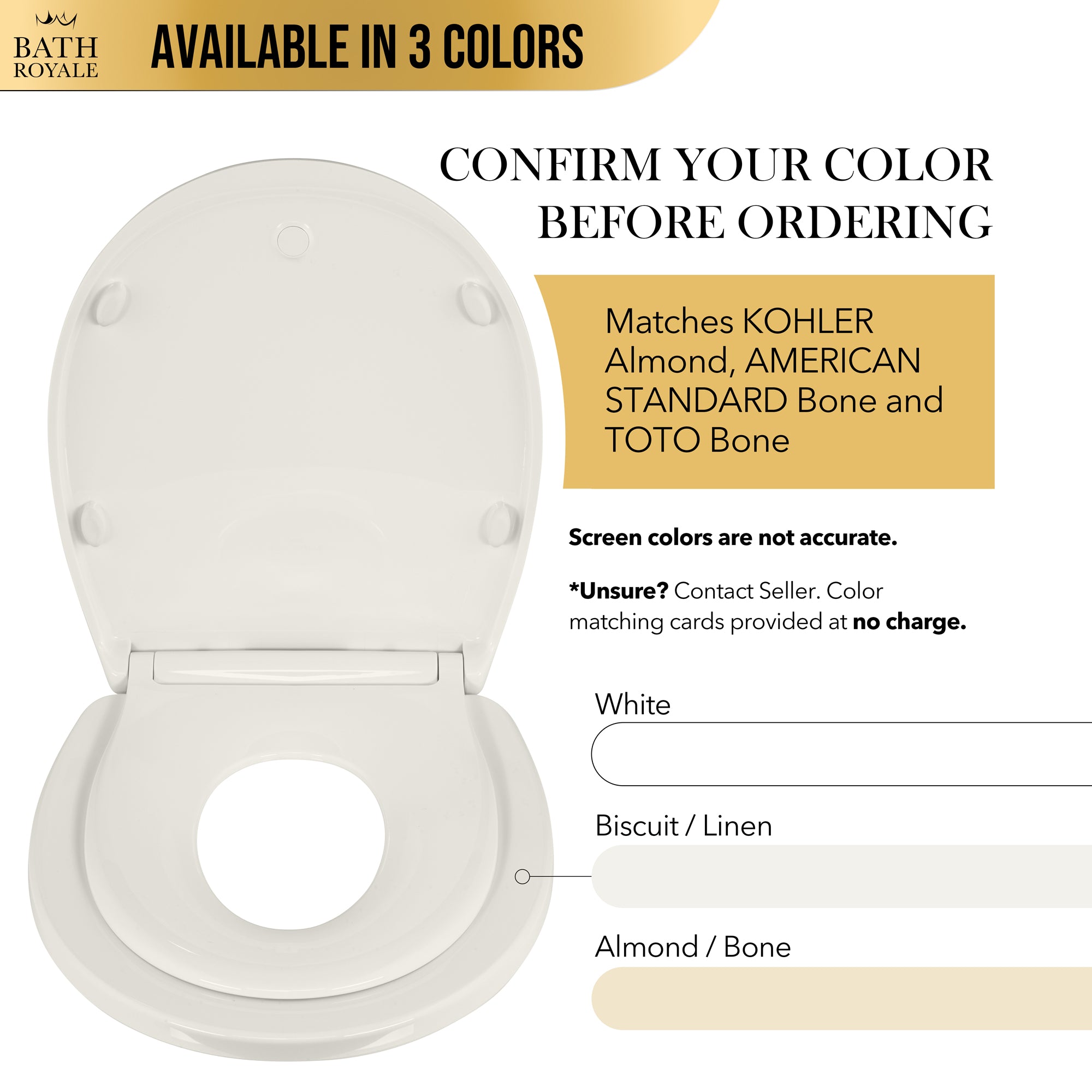 Kingsport Family Toilet Seat with Built-In Child Seat
