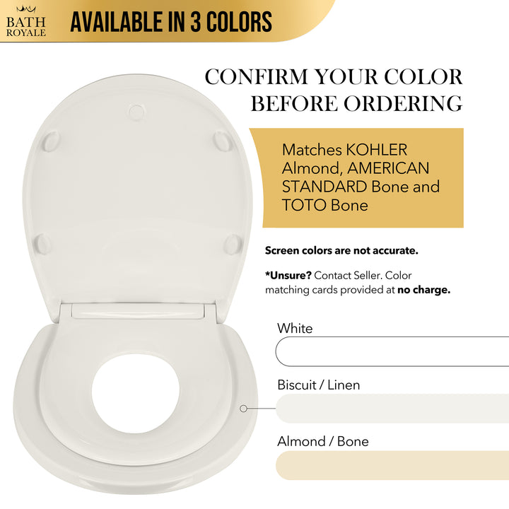 Kingsport Family Toilet Seat with Built-In Child Seat