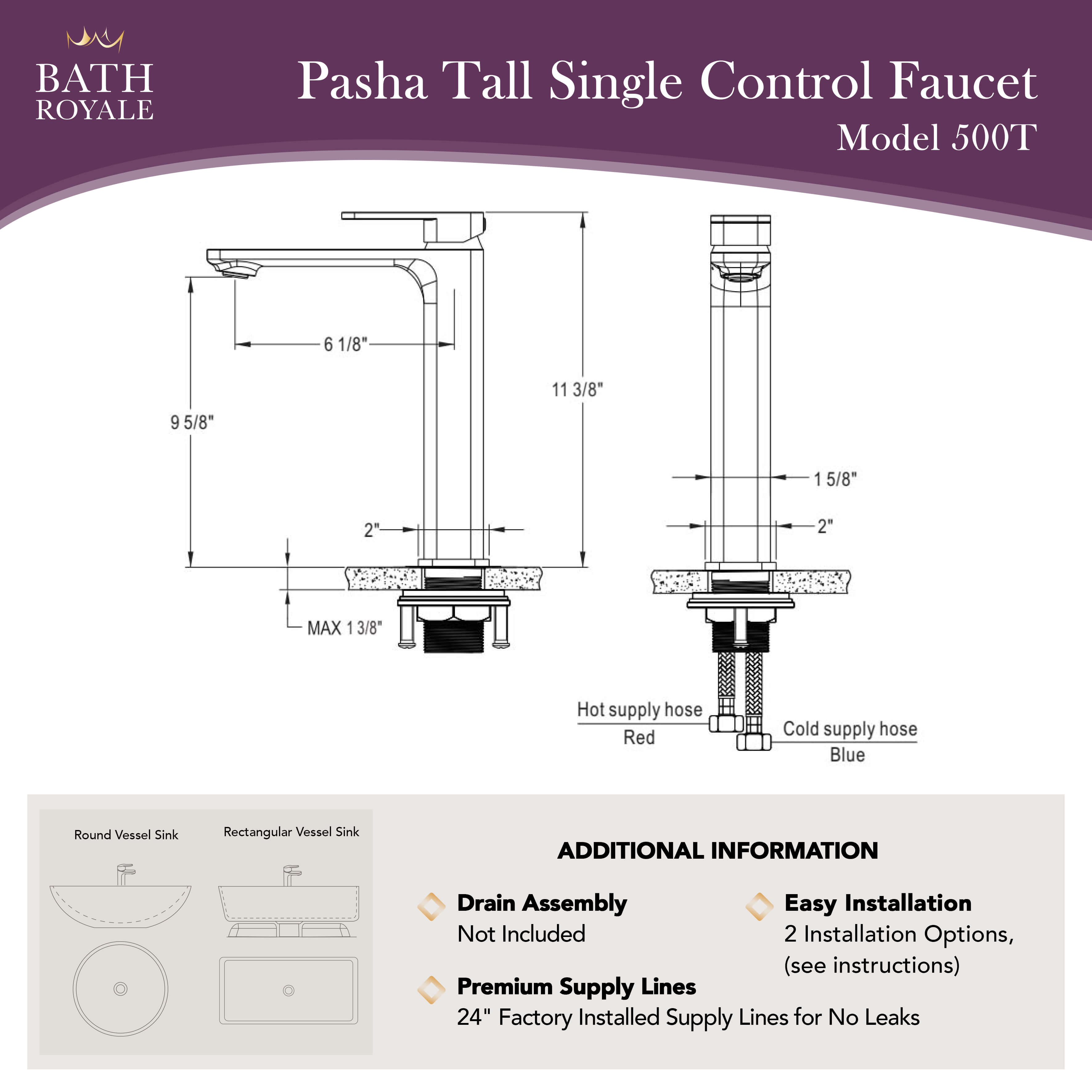 Pasha Tall Lav Faucet