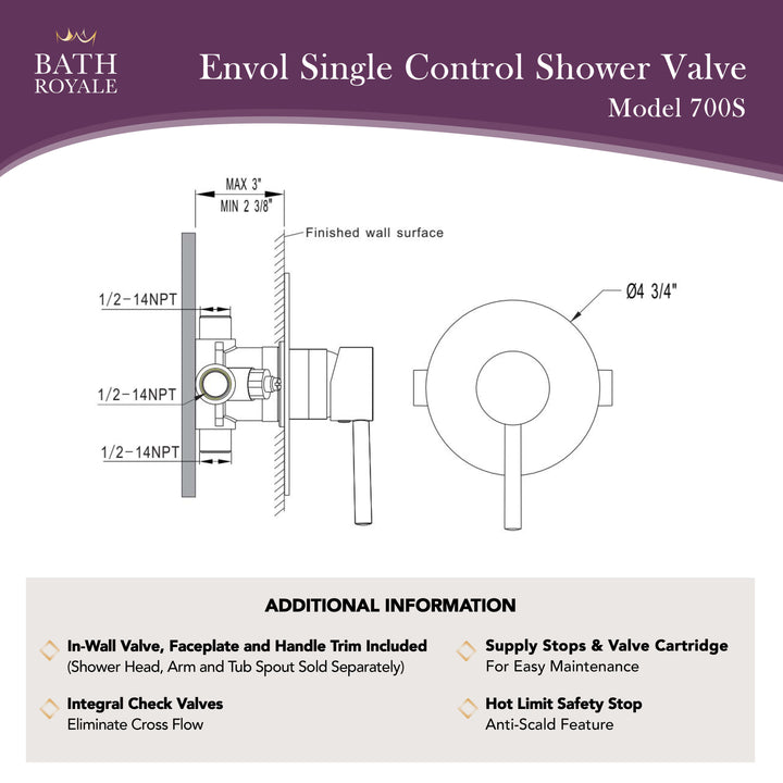 Envol Shower Valve