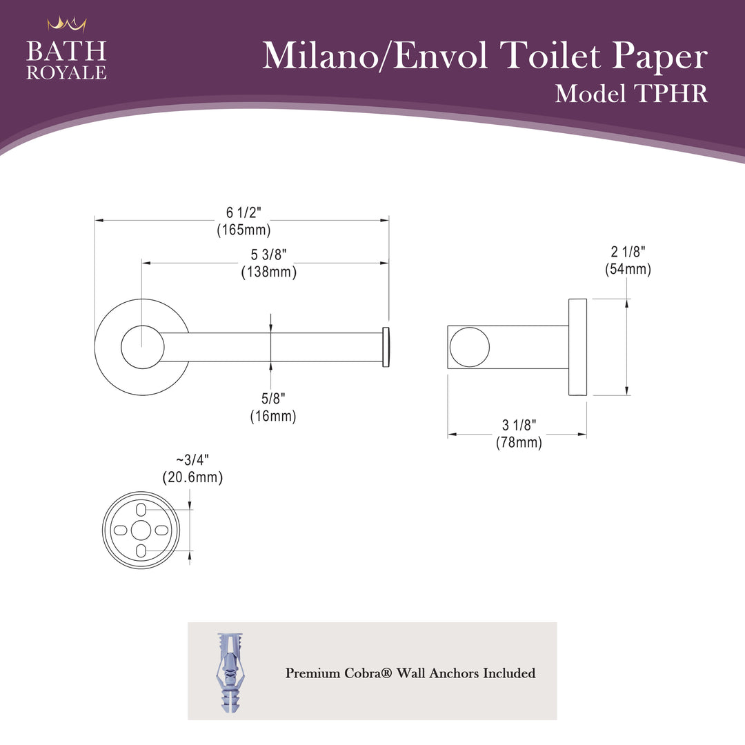 Milano/Envol Toilet Paper Holder