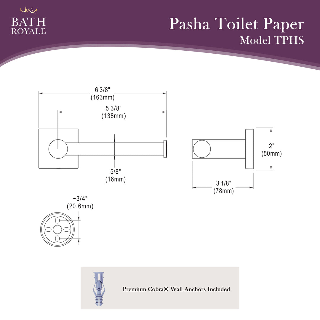 Pasha Toilet Paper Holder