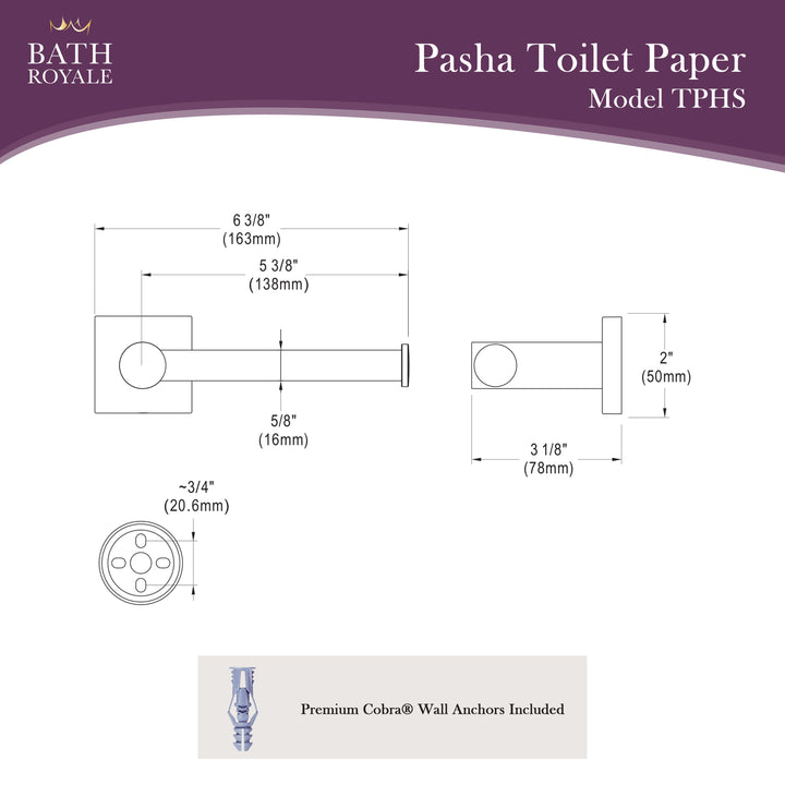 Pasha Toilet Paper Holder
