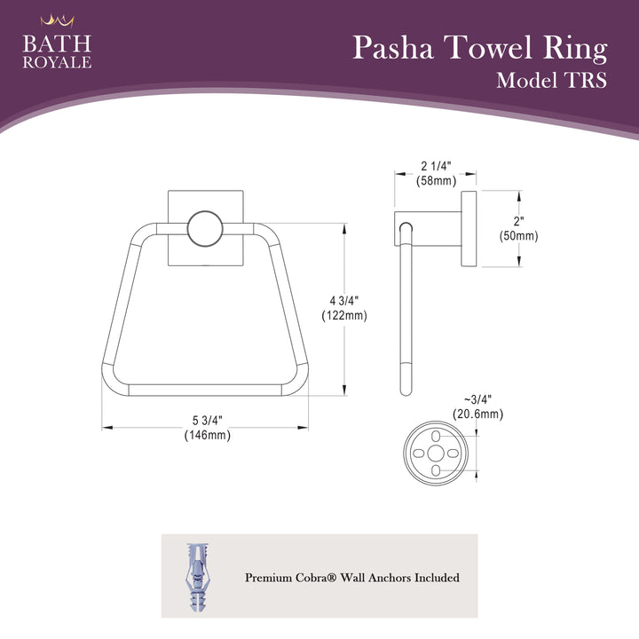 Pasha Towel Ring