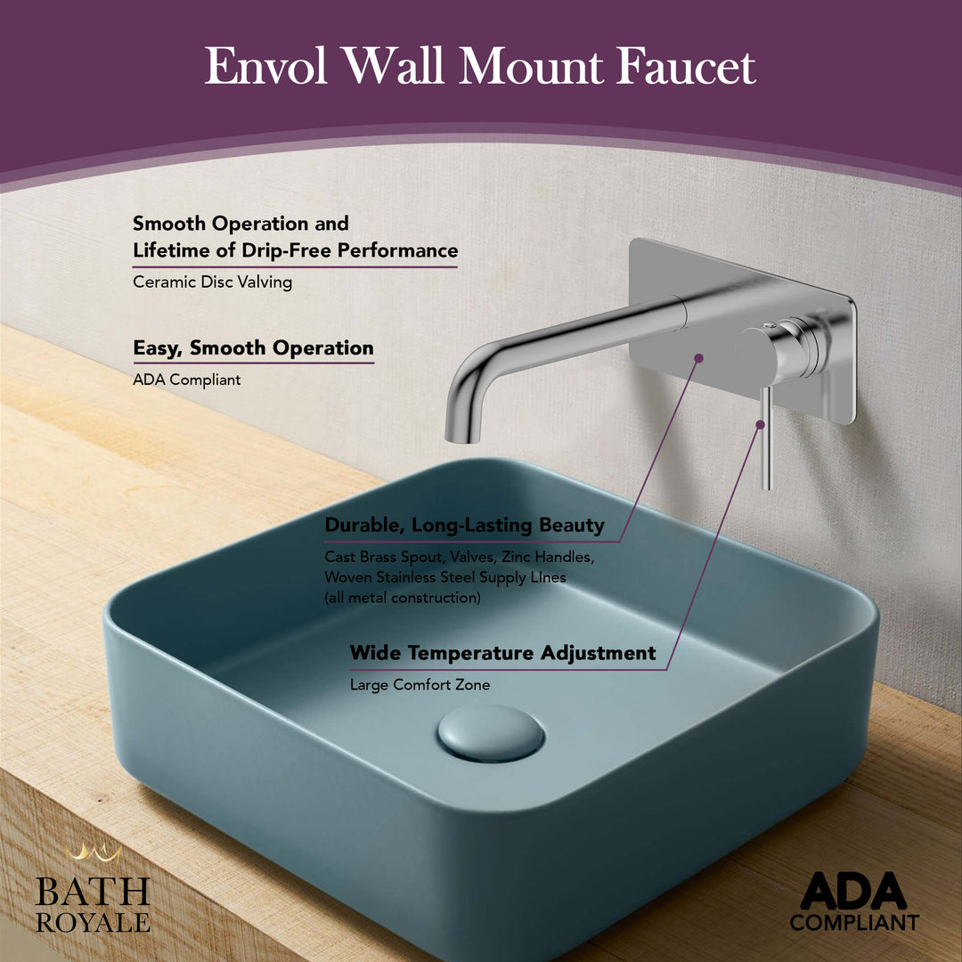 Envol Wall Mount Lav Faucet