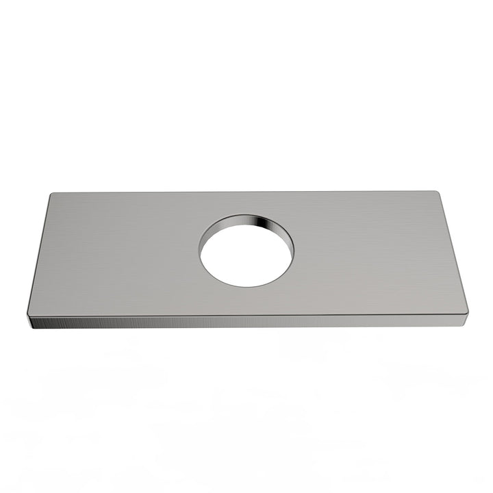 Bathroom Sink Deck Plate Square (hole cover) for 4" Spread Holes