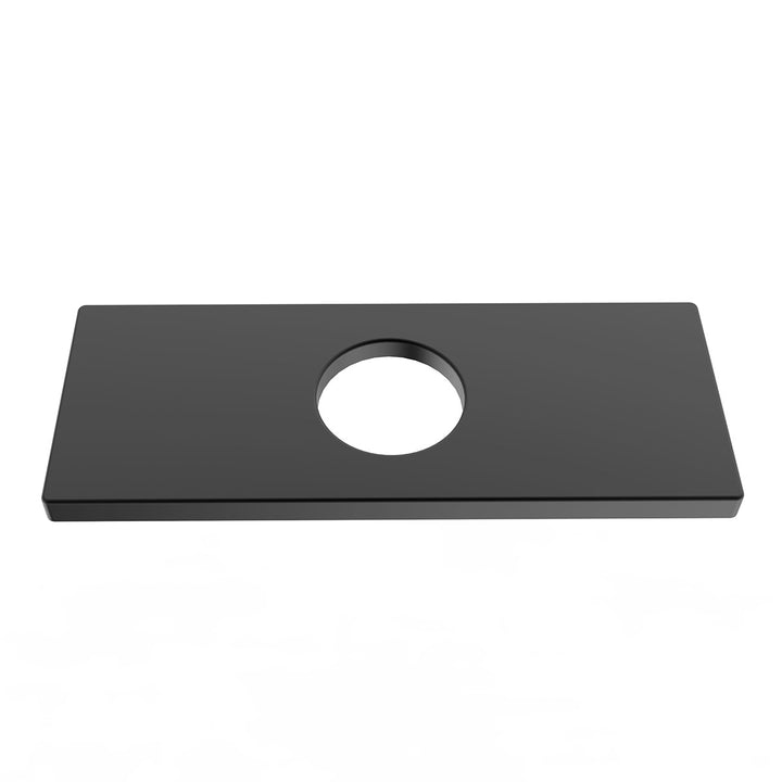 Bathroom Sink Deck Plate Square (hole cover) for 4" Spread Holes