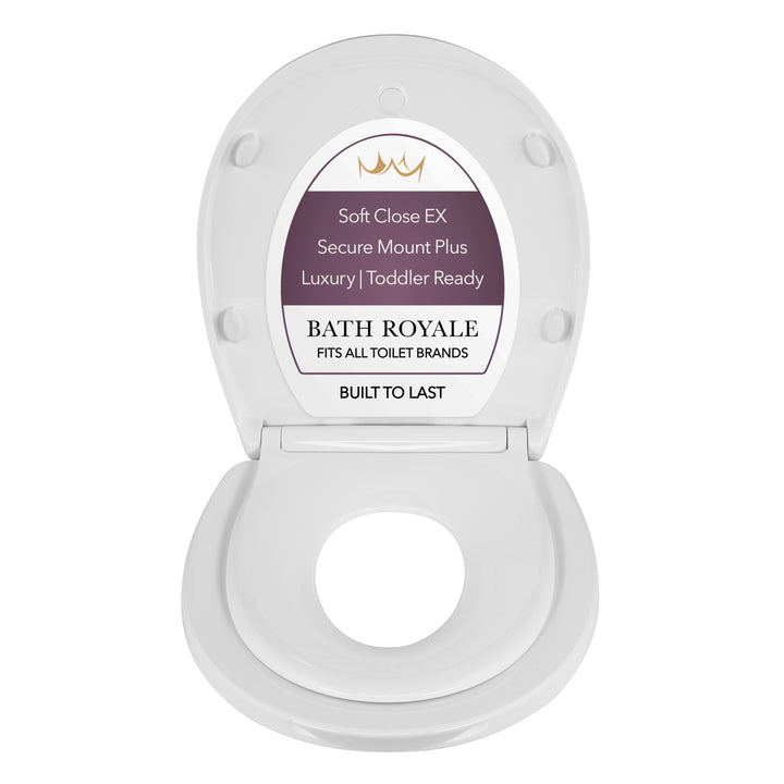 Kingsport Family Toilet Seat with Built-In Child Seat