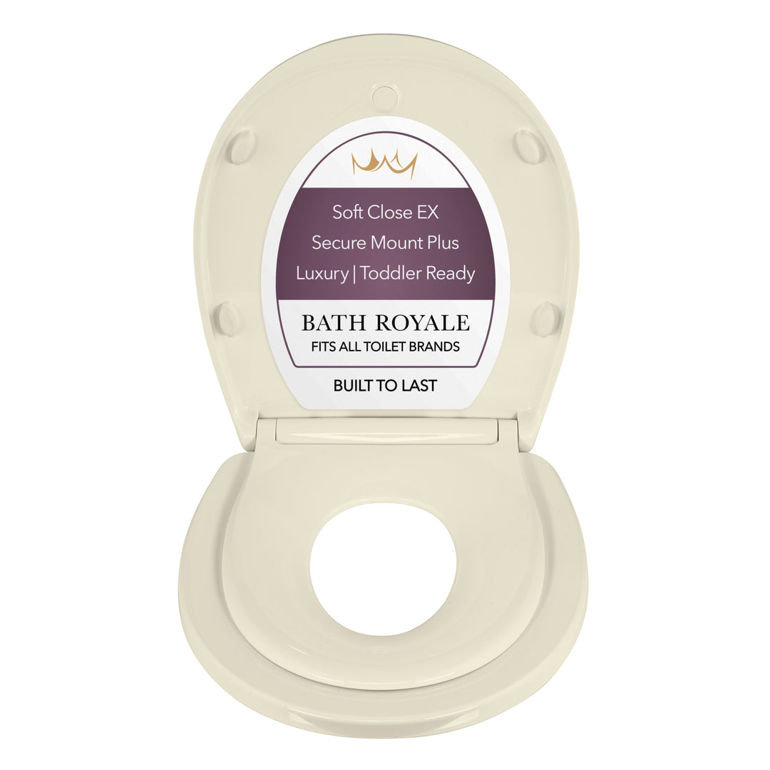 Kingsport Family Toilet Seat with Built-In Child Seat