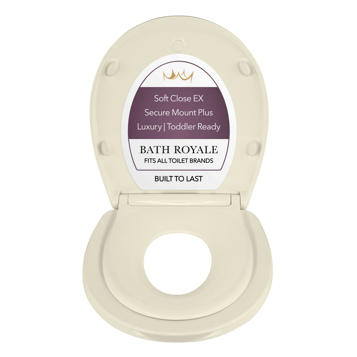 Kingsport Family Toilet Seat with Built-In Child Seat