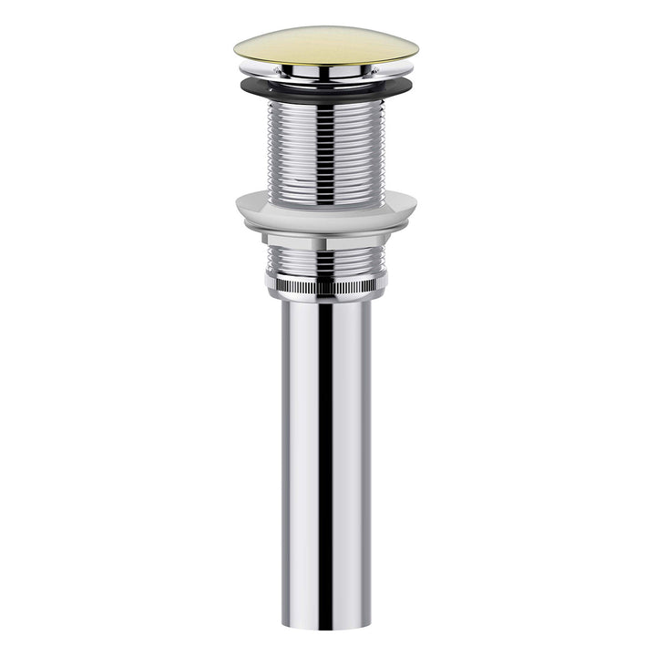 Finger Tap Bathroom Sink Drain Without Overflow