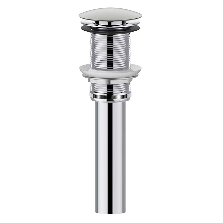 Finger Tap Bathroom Sink Drain Without Overflow