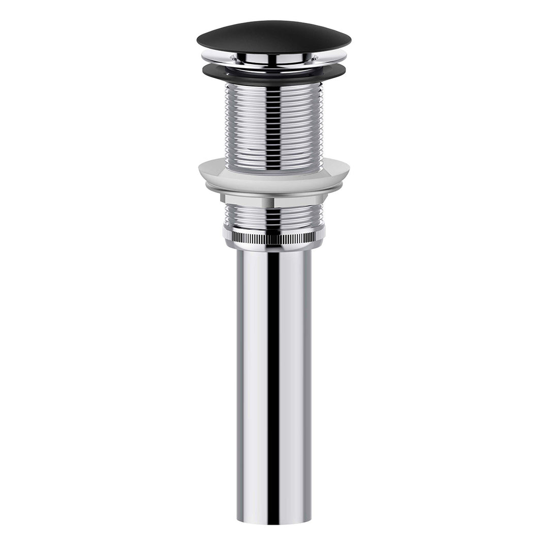 Finger Tap Bathroom Sink Drain Without Overflow