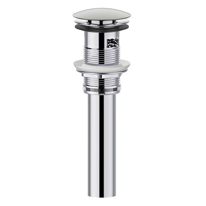Finger Tap Bathroom Sink Drain with Overflow