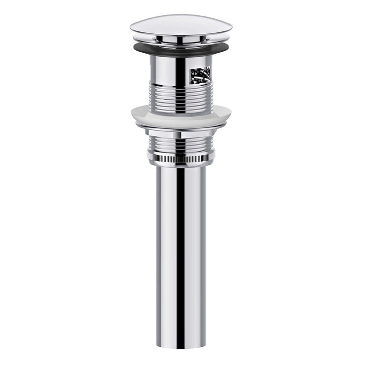 Finger Tap Bathroom Sink Drain with Overflow