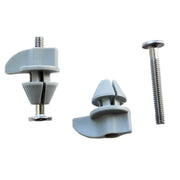 "Simplified" Mounting Hardware - Gray Split Wingnuts (new version) with Stainless Steel Screws