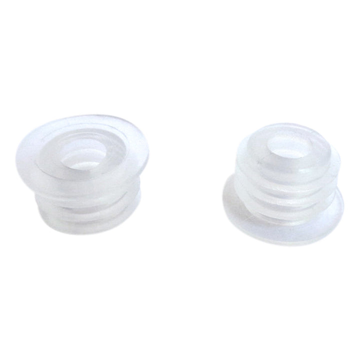 Clear Ribbed Inserts (set of 2)