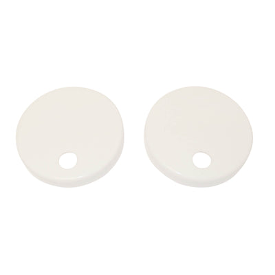 Toilet Seat Mounting Base Caps (White)