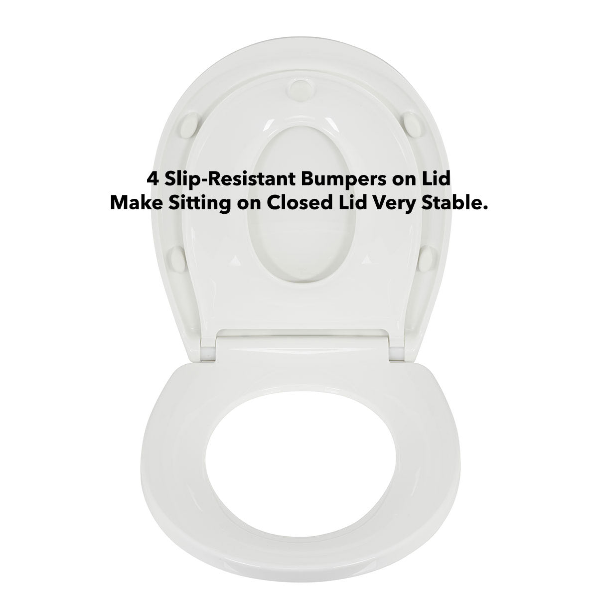 Kingsport Family Toilet Seat with Built-In Child Seat