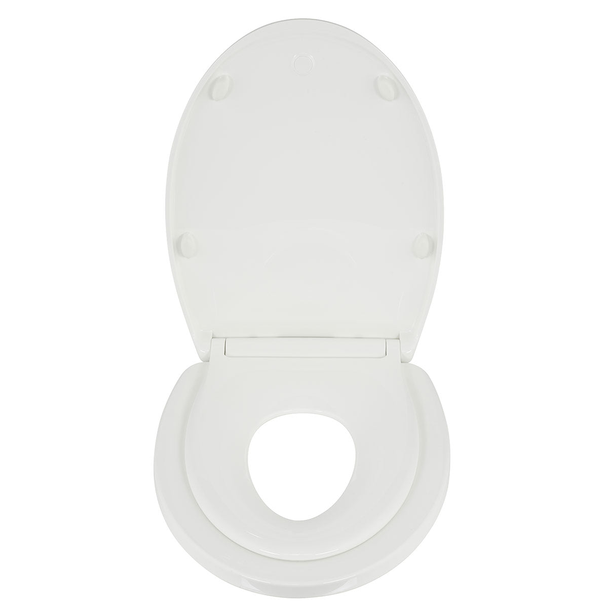 Elongated Kingsport Family Toilet Seat with Built-In Child Seat