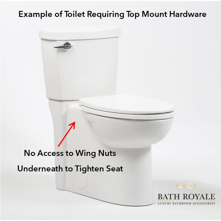 Top Mount Toggles for Bath Royale Toilet Seats (set of 2)