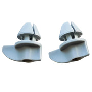 Gray Split Wing Nuts (set of 2)