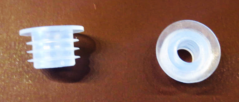 Clear Ribbed Inserts (Set of 2) for Toilet Seats | Bath Royale